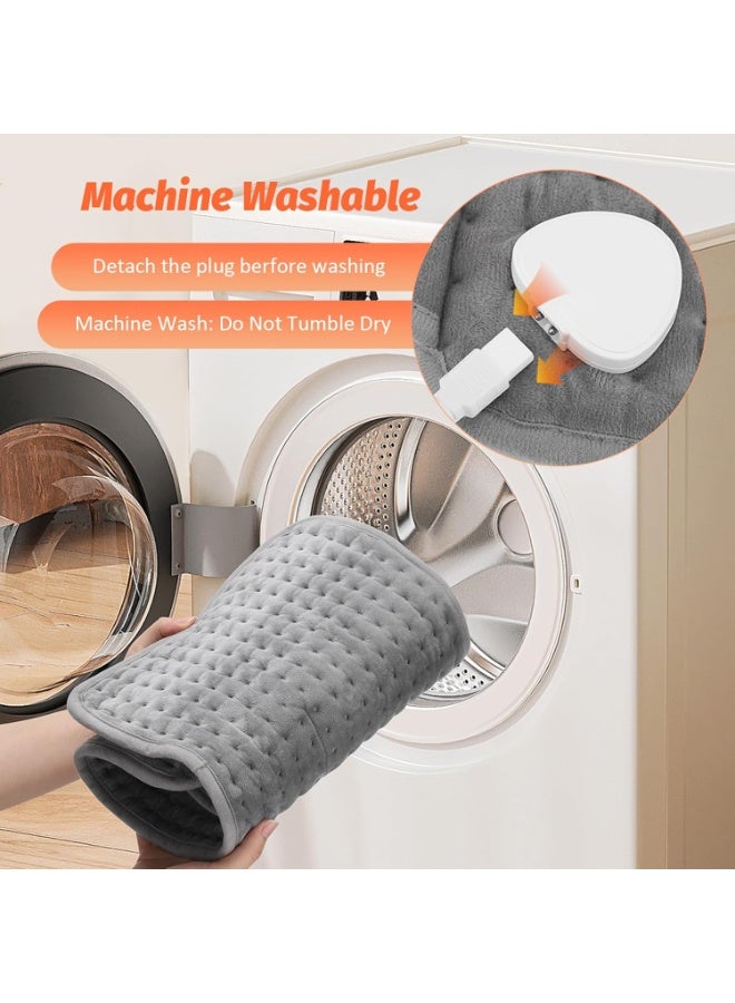 وسادة تسخين كهربائية 50×12" – ١٠ مستويات حرارة و٤ إعدادات توقيت، حزام للظهر والخصر والرقبة والكتف والساق لتخفيف الألم، إيقاف تلقائي، قابل للغسل - Image 2